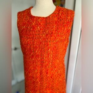 True Vintage Orange Tweed Dress